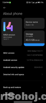REDMI 13C (8+256) - GLOBAL OFFICIAL